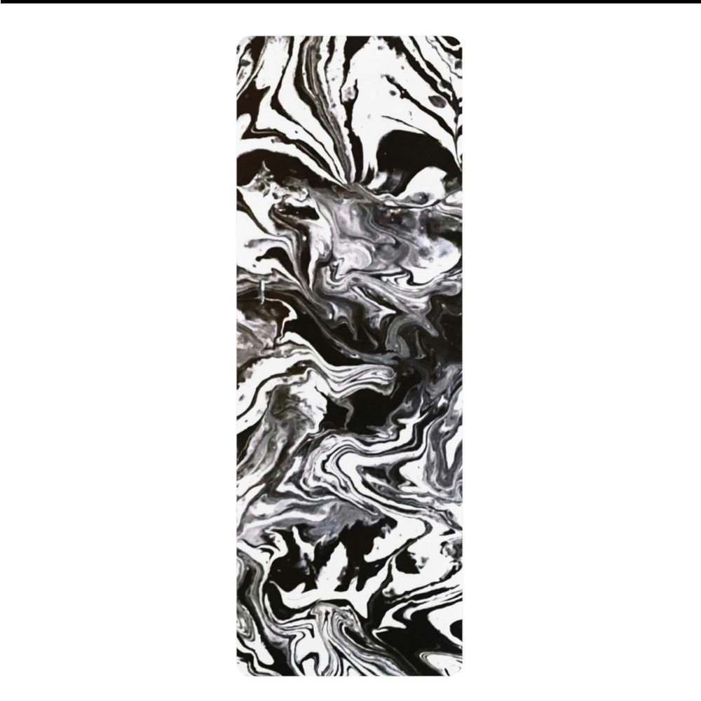B&W Marble Buttery Soft Premiun Boutique Yoga Mat